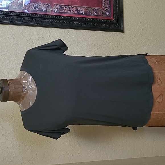 Sweaty Betty Tops - Womens Green Sweaty Betty Ab Crunch T-shirt Size XS